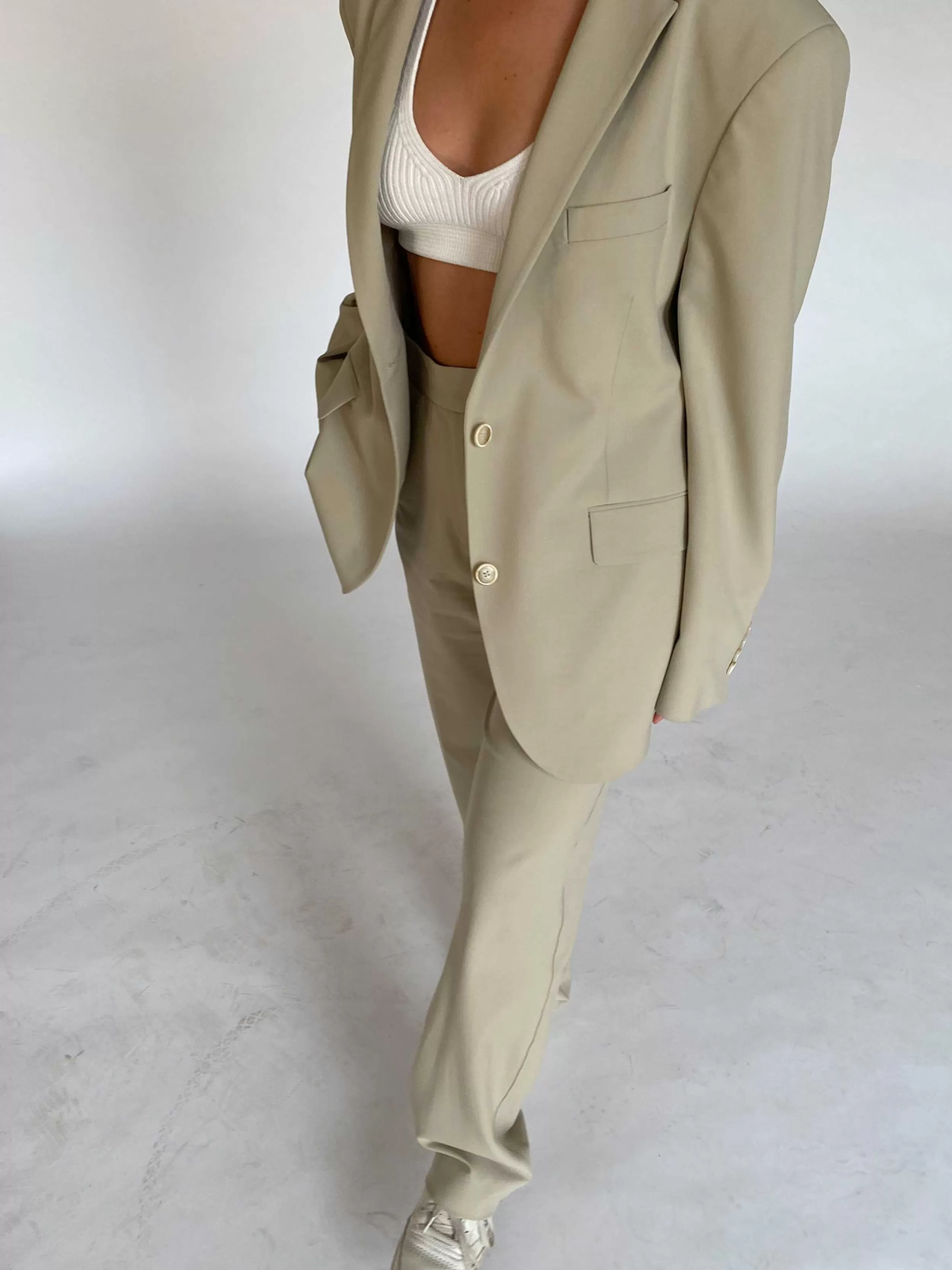 Women Djerf Avenue Blazers*Forever Blazer Greige